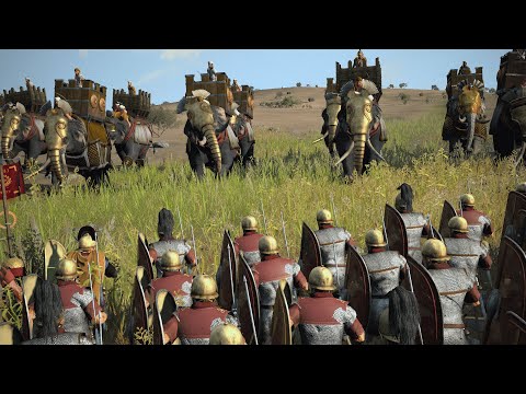 100 ELEPHANTS vs 10.000 ROMAN LEGIONARIES | Epic Cinematic Total War Battle