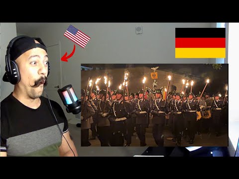 Yorckscher Marsch Einmarsch des Wachbataillons beim Großen Zapfenstreich | Bundeswehr reaction video