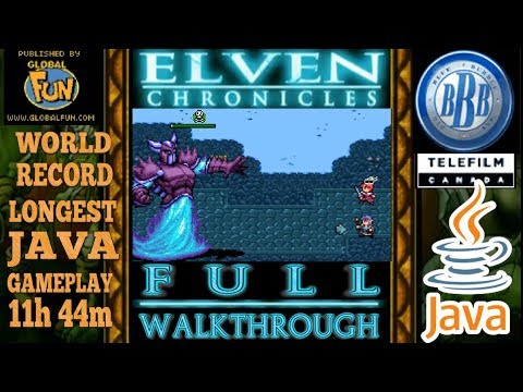Elven Chronicles JAVA GAME (Big Blue Bubble 2007 year) FULL WALKTHROUGH