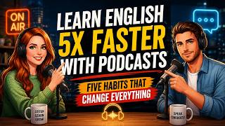 How to Learn English 5x Faster with Podcasts | Daily English Conversations | English Podcast