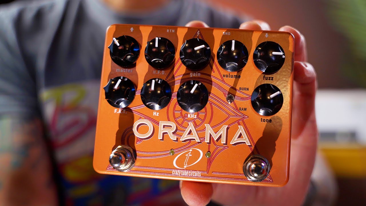 Crazy Tube Circuits ORAMA | 90's Dual-Drive pedal - YouTube