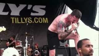 Senses Fail- War Paint Las Cruces Warped Tour 2012