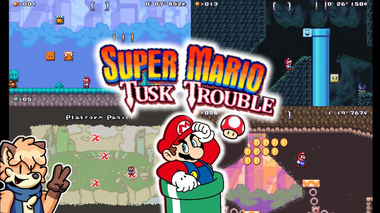 Super Mario Tusk Trouble Demo 2026 fan Game Gameplays