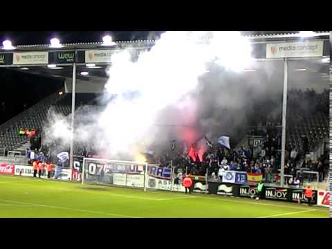 Fans von KRC Genk randalieren