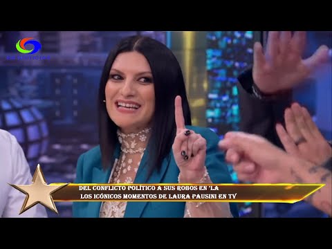 Del conflicto político a sus robos en 'La  los icónicos momentos de Laura Pausini en TV