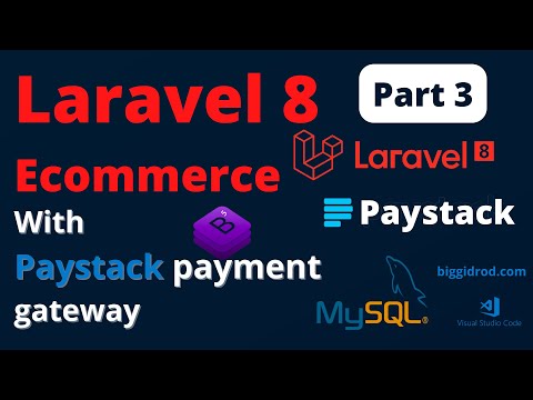 Laravel 8 Ecommerce - Adding Bootstrap 5 and jQuery 3.5