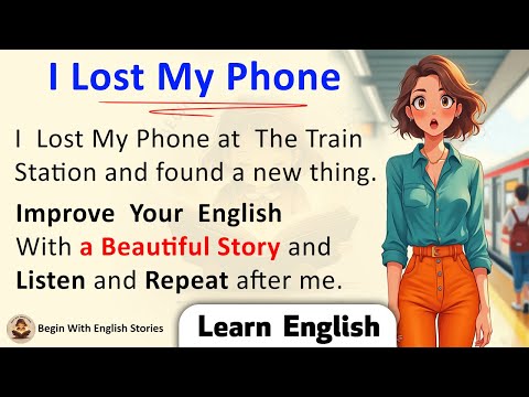 I Lost My Phone | Learn English Through Story Level 2 🔥| Improve English with Shadowing Technique