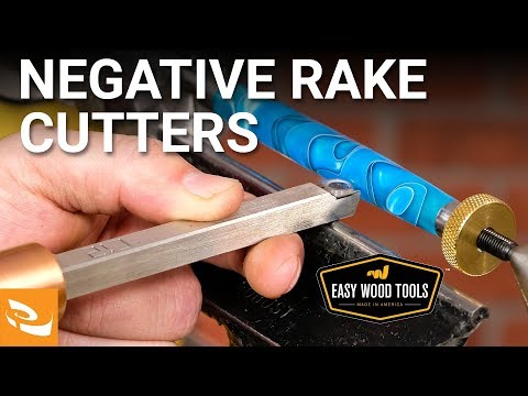 Negative Rake Carbide Cutters by Easy Wood Tools