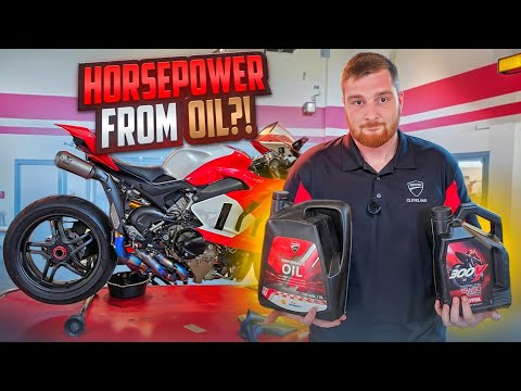 EXPENSIVE DUCATI PERFORMANCE OIL VS MOTUL 300V | V4R VS M1000RR DYNO TEST