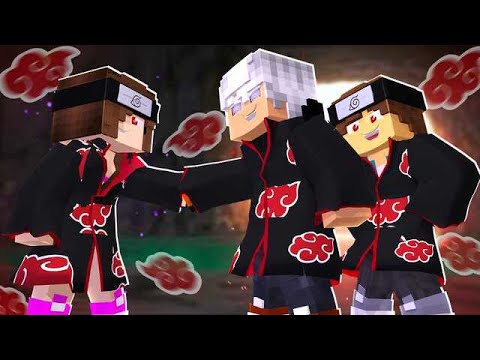 Minecraft: NARUTO GUERRA - ENTREI PARA A AKATSUKI! #3 ‹ AlineGamess ›