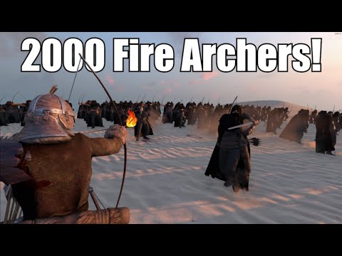 The Largest Archer Battle Ever! | Mount & Blade 2: Bannerlord