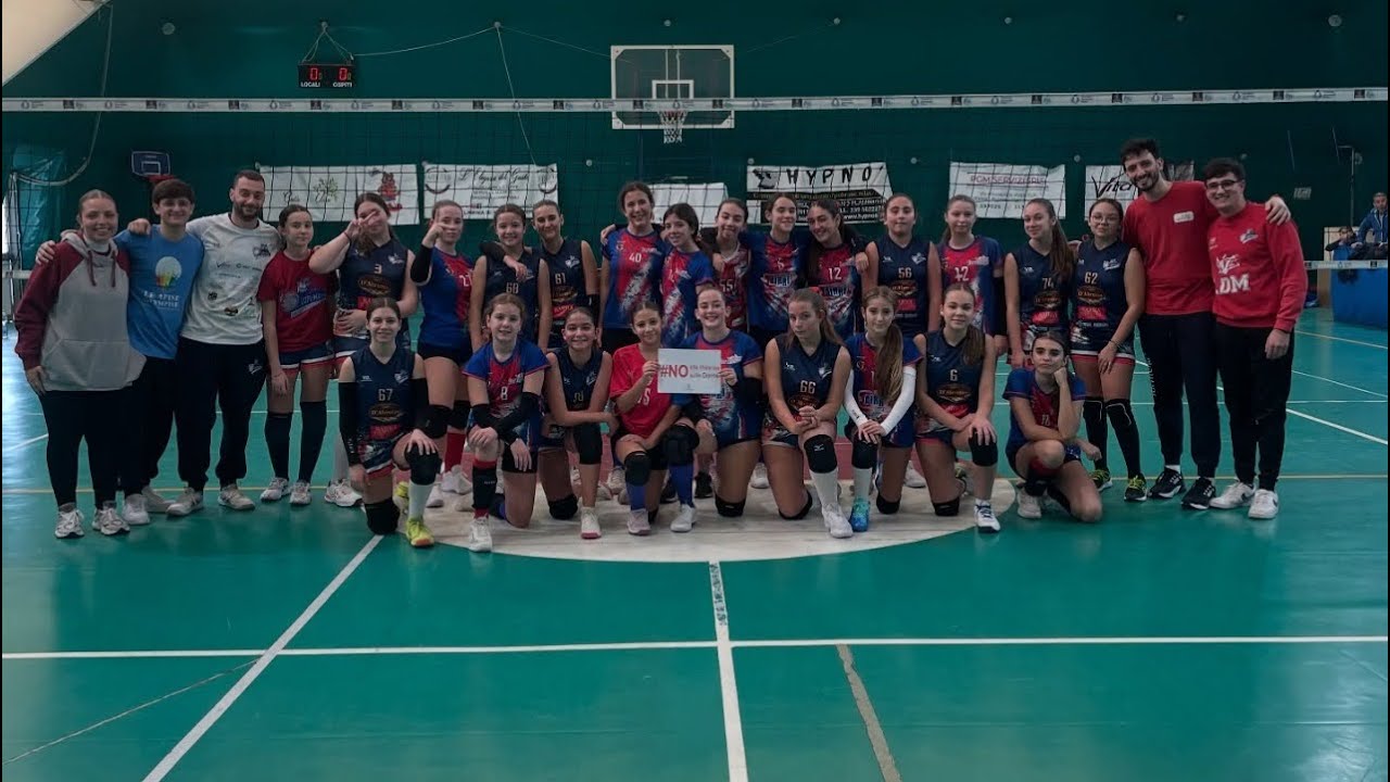 LA PALLAVOLO LAZIALE UNITA PER DIRE NO ALLA VIOLENZA SULLE DONNE