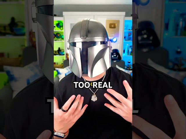Vídeo relacionado con Adamcrafts Casco de película Mandalorian para juegos de rol y cosplay, artículo de regalo de Navidad