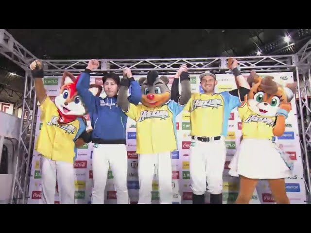 ファイターズ・加藤投手・レアード選手ヒーローインタビュー 2017/5/10 F-L