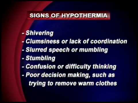 Frost Bite and Hypothermia and Signs to Look out For