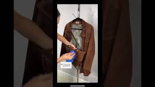 How to Clean Suede - part 2 - removing odors from suede #shorts