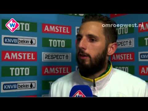 Reactie ADO-doelman Robert Zwinkels na Almere City - ADO Den Haag