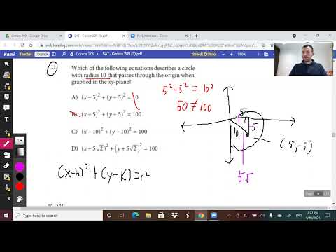 SAT Math 209 - Conics