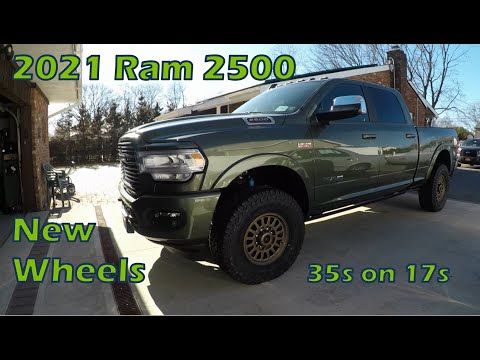 2021 Ram 2500 6.4L fresh wheels and tires