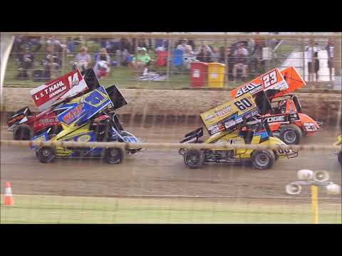 Jordyn Charge Heat 2 at Warrnambool until crashing out 1.1.2019.