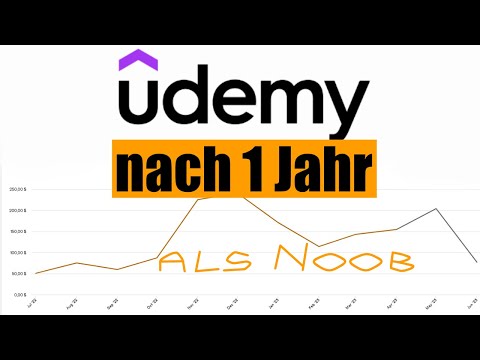Udemy Online-Kurs als Neuling Erstellen / Einnahmen und Einblicke