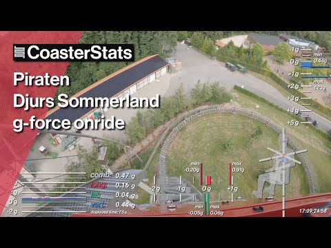 Piraten g-force onride - Djurs Sommerland [4K 60FPS]