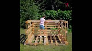 Easy-to-build DIY garden furniture from pallets. Cool ideas to enjoy your summer to the fullest!