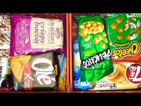 1hr+ Snack Unboxing - Extended  Soft Spoken ASMR