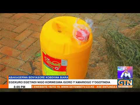 Police from Nyanchwa Police Station, led by the Sub-County Commissioner, seized three bags of bhang