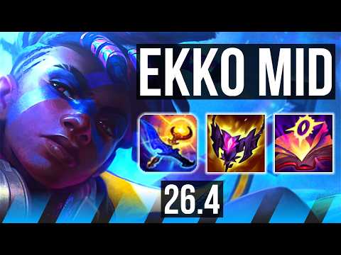 EKKO vs VIKTOR (MID) | 40K damage | NA Master | 26.4