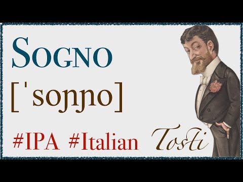 Sogno (Tosti) IPA TRANSCRIPTION