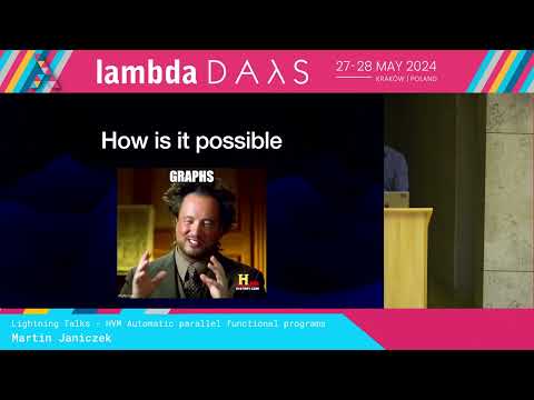 HVM - automatically parallel functional programs - a Lightning Talk by Martin Janiczek | Lambda Days