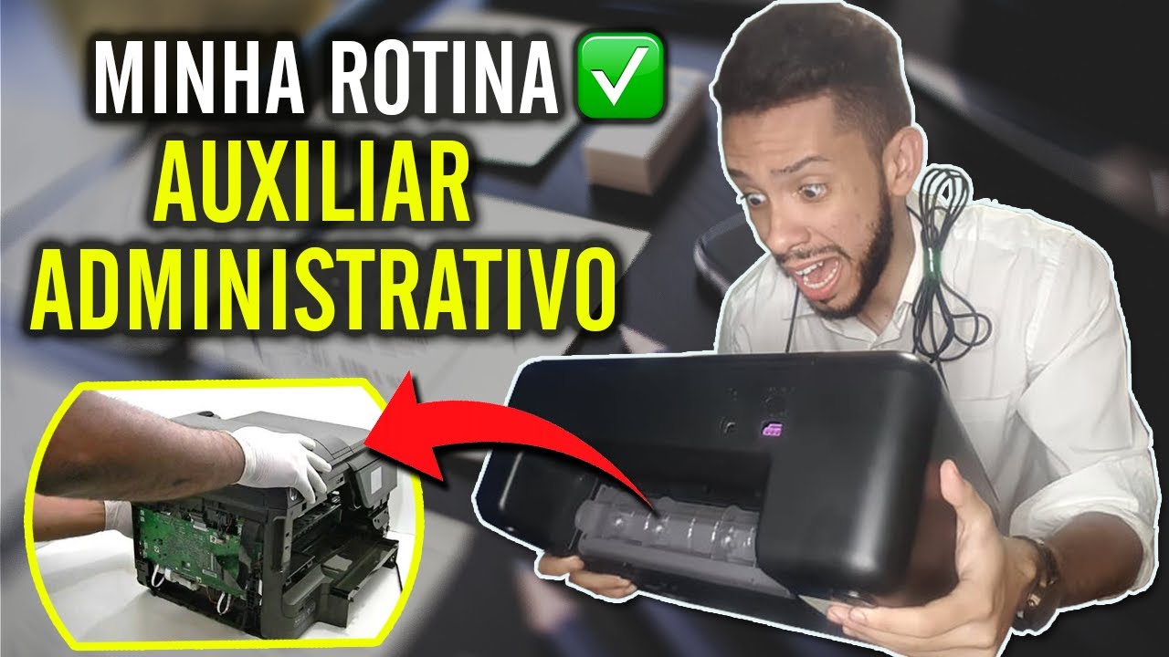 A Rotina de um AUXILIAR ADMINISTRATIVO [CONHECIMENTOS ✅]