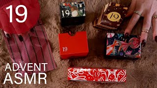 ASMR ✨🎄 Advent Day 19 ✨ 2025 (🎧 soft spoken, tapping, scratching) #advent2025 #beautyadventcalendars