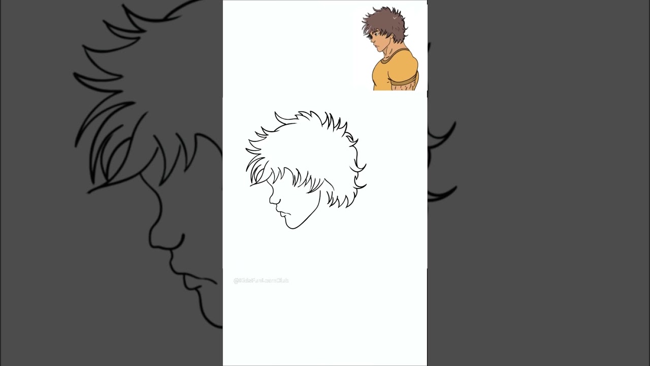 Baki Hanma drawing. #shorts #baki #bakihanma #trending #viralvideo #viral #viralshorts #art #drawing