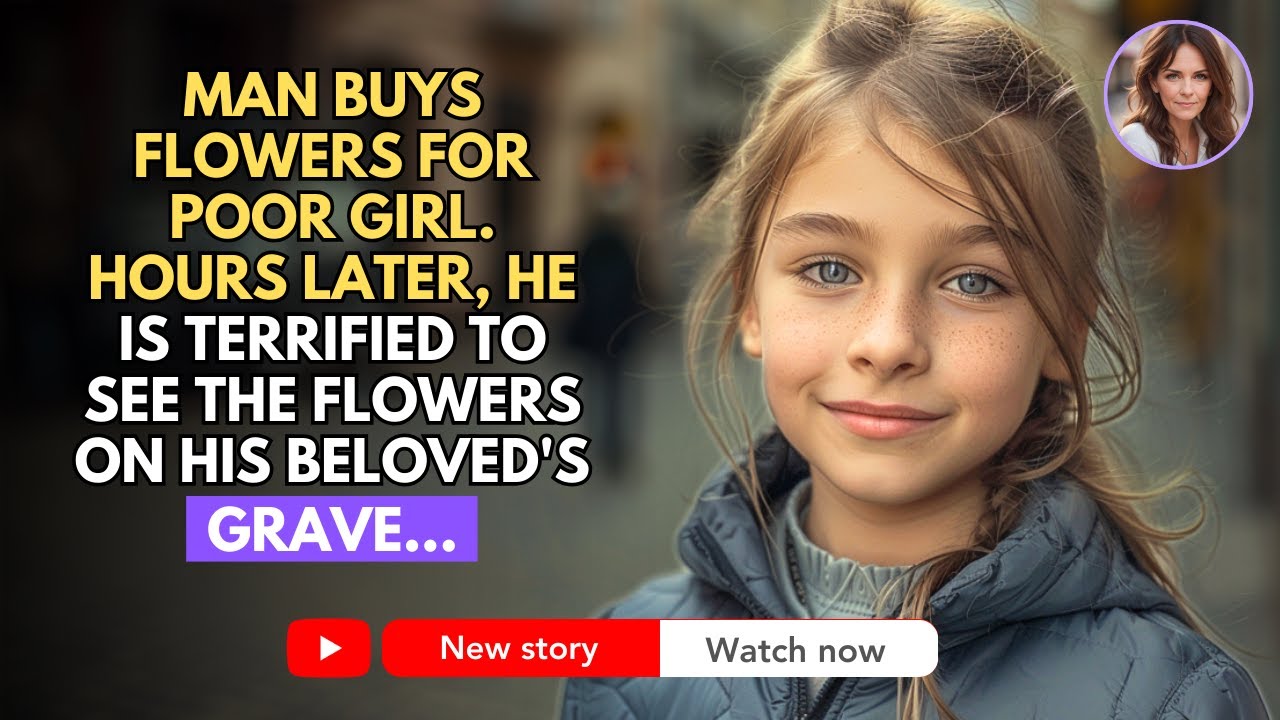 MAN BUYS FLOWERS FOR POOR GIRL, LATER IN THE CEMETERY, WHAT HE SAW WAS UNBELIEVABLE...
