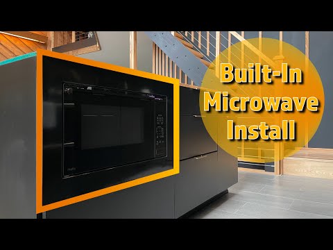 How to Install Built In Microwave with Trim Kit