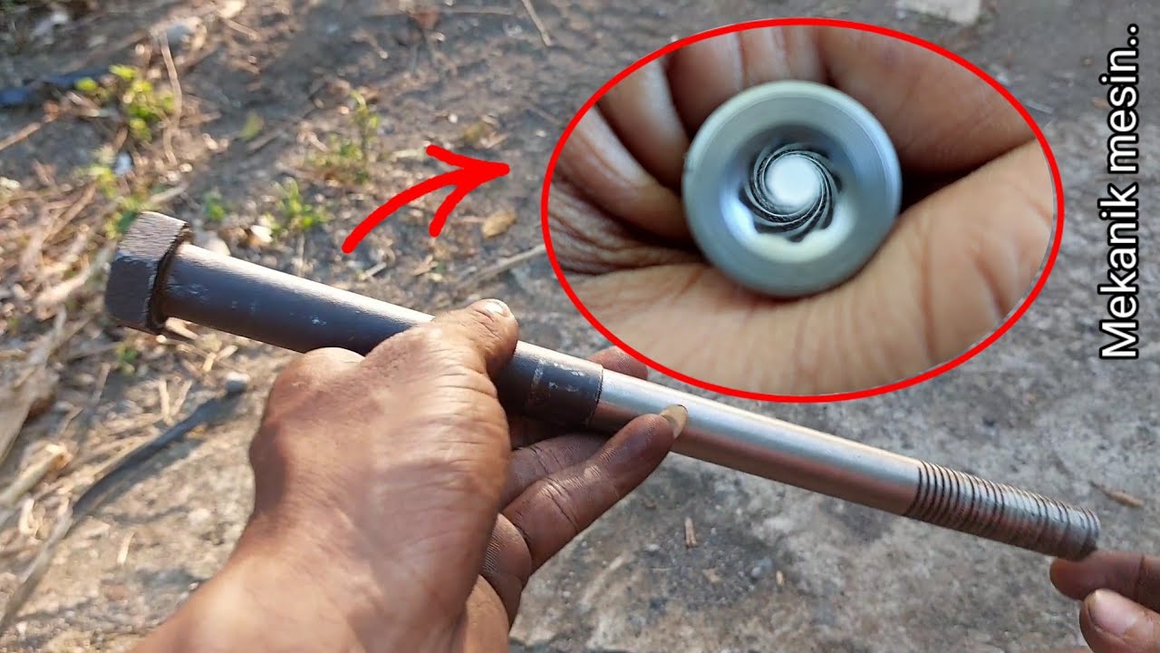 How to make barrel rifling from old steel bolts