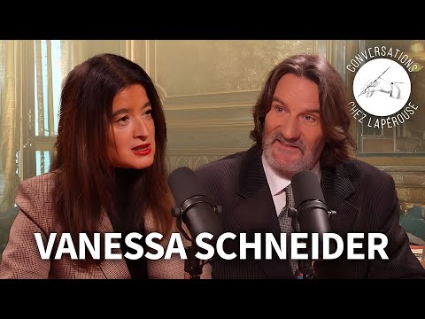 "My father didn't like happy people," Vanessa Schneider responds to Frédéric Beigbeder