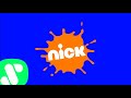 Nick 2008 Splat Logo With 2010 Font Blue Screen