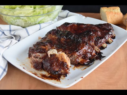 🍖 COSTILLAS DE CERDO A LA BARBACOA FÁCILES Y EN MENOS TIEMPO