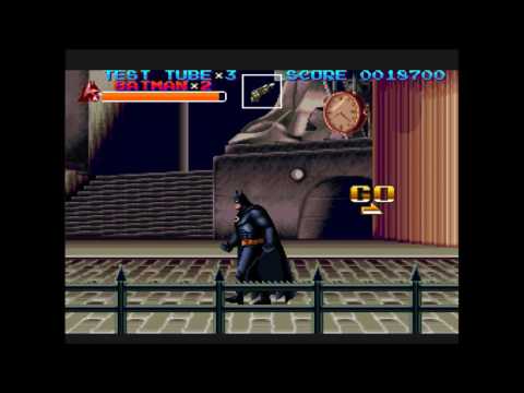 Batman Returns SNES Gameplay - Konami's Classic Retro Beat 'Em Up