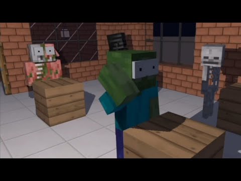Monster School: The Smile Cat Horror Challenge - Minecraft Animation (ROBE CUBE DELETED VIDEO)