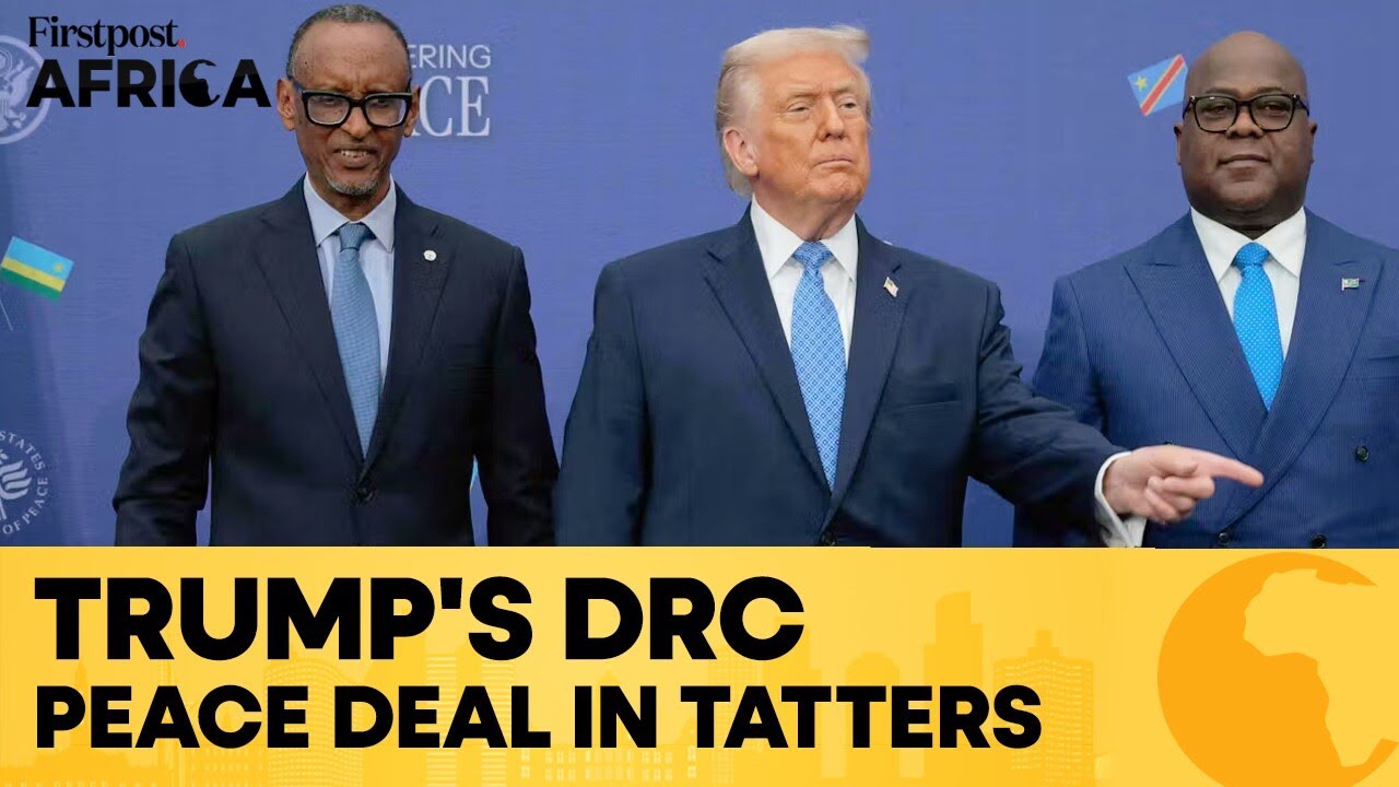 Gunfire Heard in Key Eastern DRC City, Despite New Trump Ceasefire | Firstpost Africa | N18G