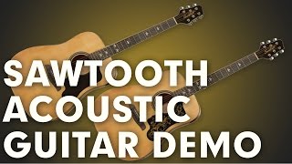 Video thumbnail for Sawtooth ST Series Acoustic Guitar Demonstration by GoDpsMusic Live