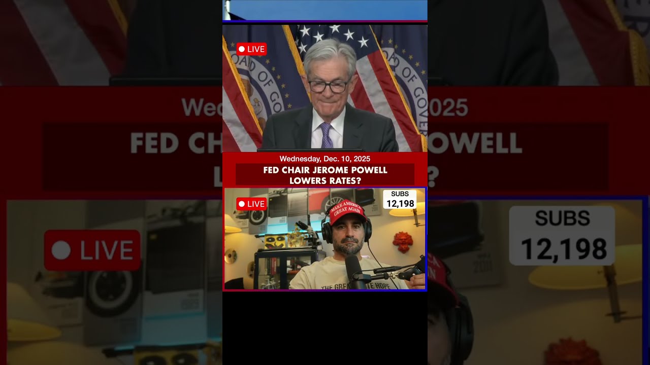 LIVE - Trump on Oil Tanker Fed Chair Jerome Powell Lowers Rates?