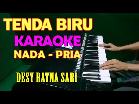 TENDA BIRU  -  KARAOKE VOKAL PRIA/COWOK | LIRIK HD