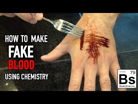 How to Make Fake Blood in the Chemistry Lab