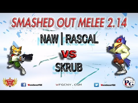 Smashed Out Melee V2.14 - NAW | Rascal Vs. Skrub - Winners Quarter Finals