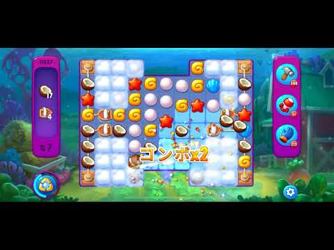Fishdom Very Hard level 11837 no boosters フィッシュダム ベリーハード